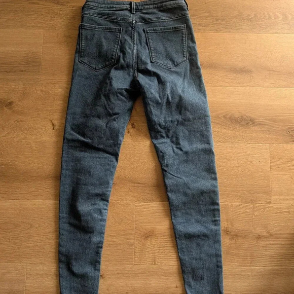 ZARA Basic Z1975Denim Dark Wash Skinny Jean - Picture 6 of 10